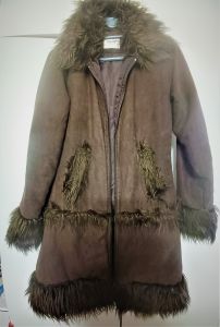 Kids Costumes to Hire - Brown Coat with fur detail - GIRL